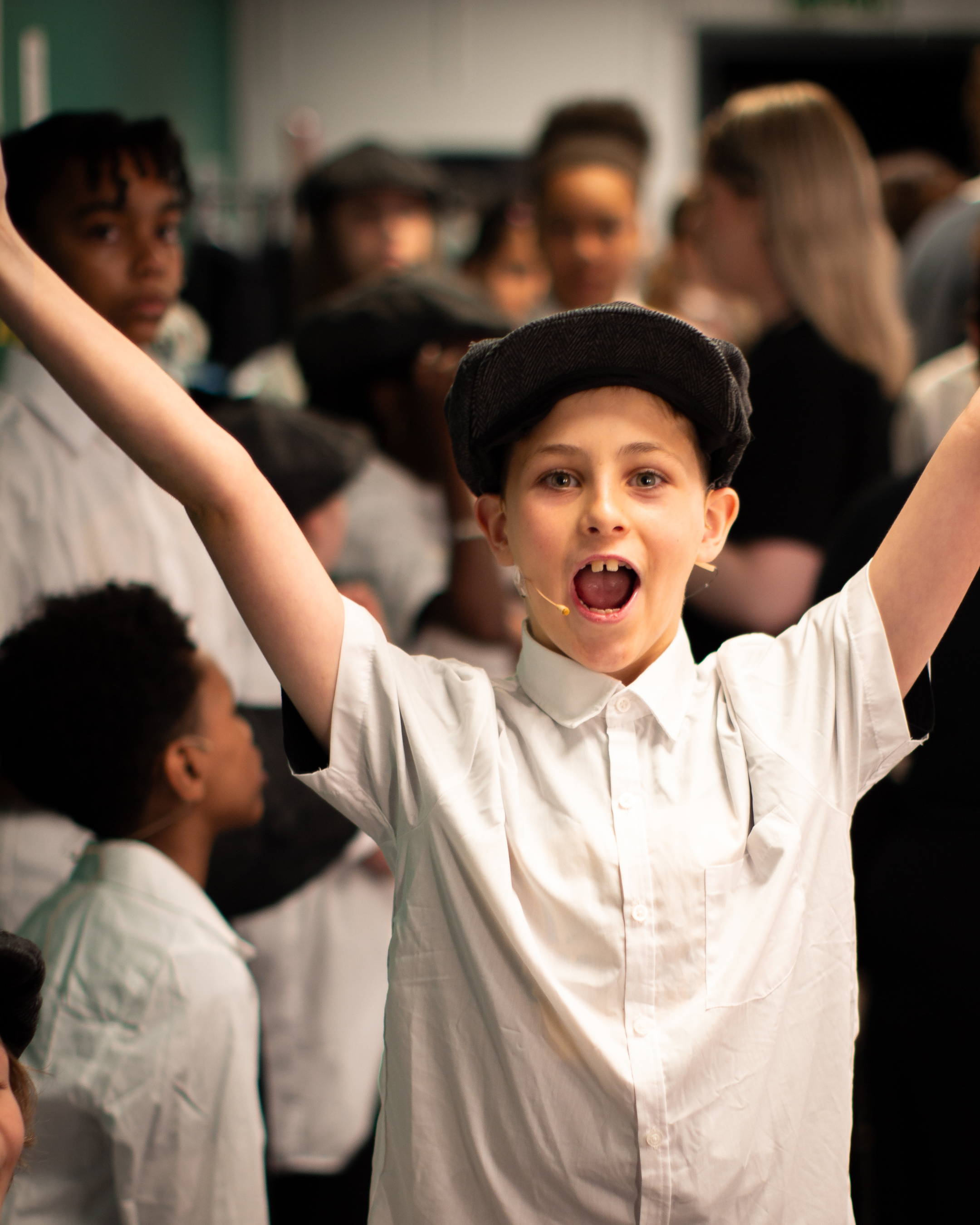 Stage Academy students rehearsing together