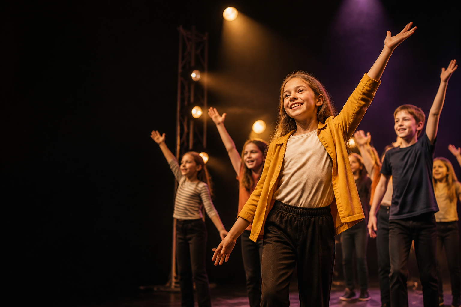 Stage Academy student performing with confidence